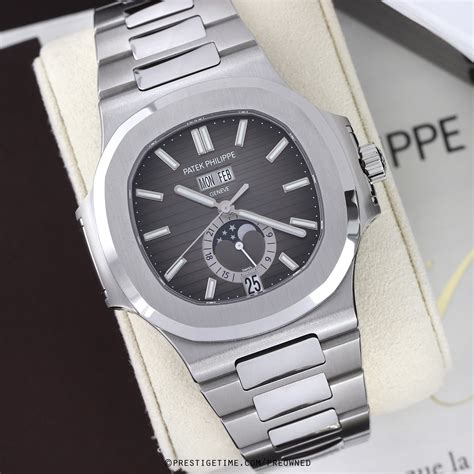 patek philippe perpetual calendar moonphase price|Patek Philippe nautilus annual calendar.